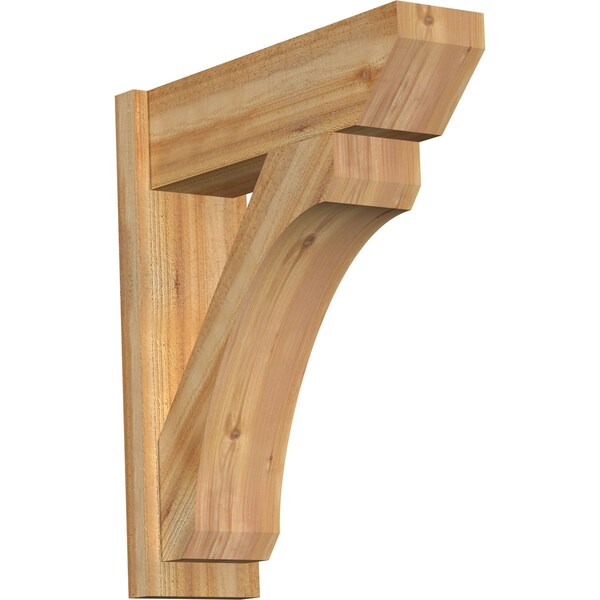Ekena Millwork Legacy Slat Rough Sawn Outlooker, Western Red Cedar, 8"W x 26"D x 30"H OUT08X26X30LEC06RWR - main